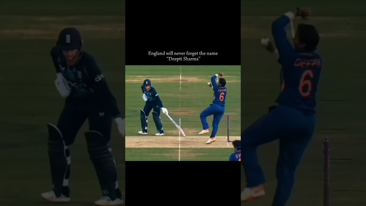 Deepti Sharma's Viral Moment! 😂 | Trending Cricket Highlights #shorts