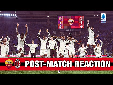 Coach Pioli and Krunić | #RomaMilan | Post-match Reactions