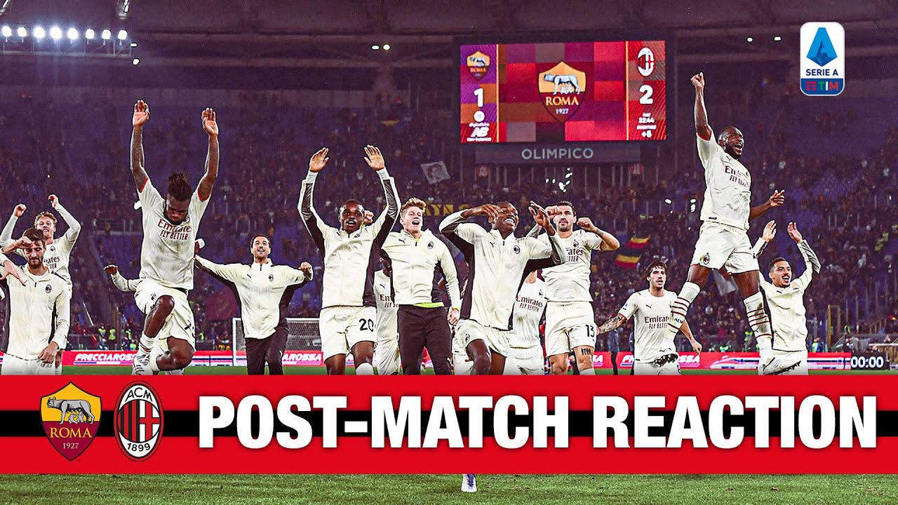Post-Match Reactions: Coach Pioli & Krunić Discuss Roma vs. Milan ⚽