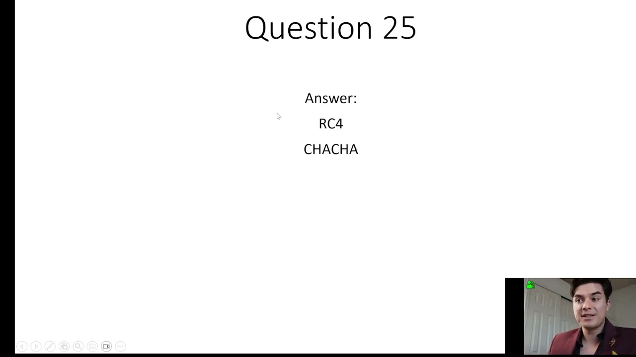 Cryptography Quiz: Questions 21-30 with Paris Wolf π