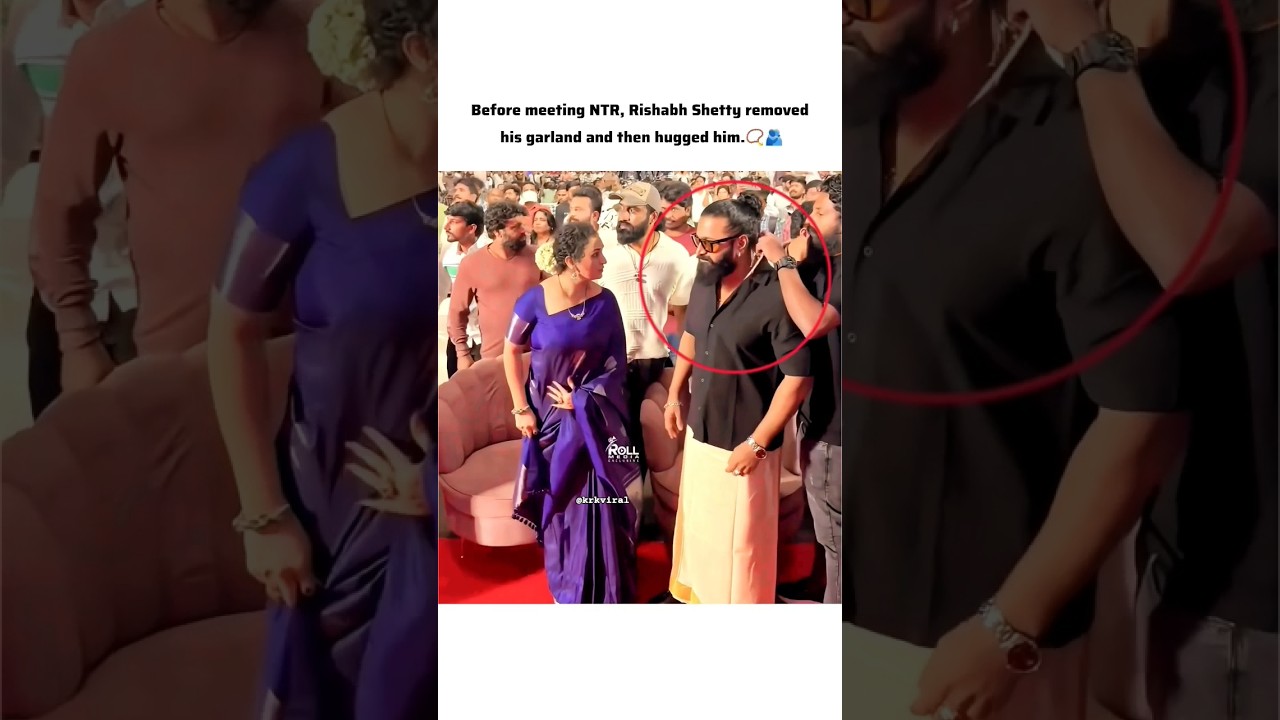 Rishabh Shetty Meets NTR 🤝