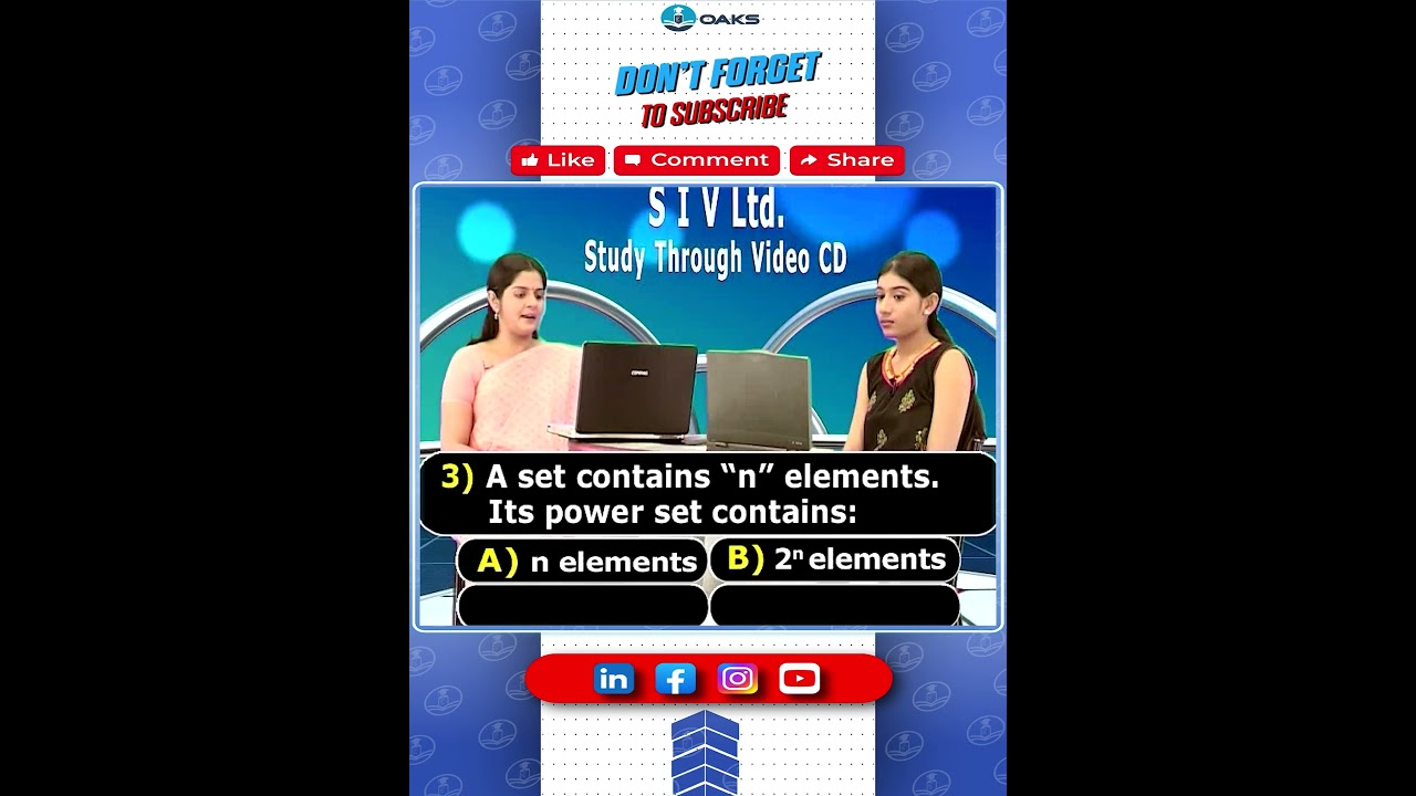 Set Theory Practice Questions for IIT & JEE | VIII Class