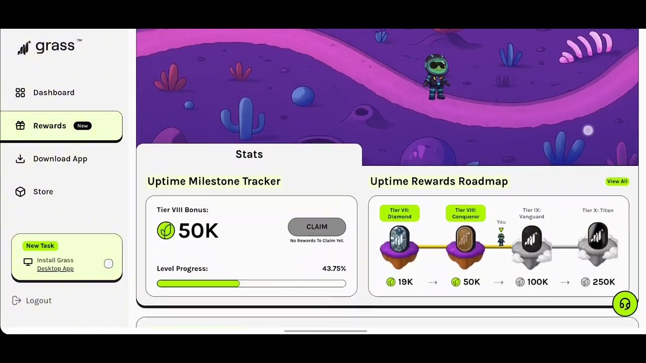 π Grass Airdrop Update: Claim Your Gems, Network & Uptime Points!