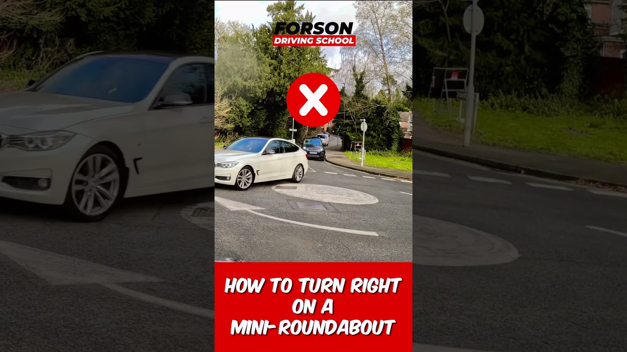Guidelines for Navigating Right Turns at Mini Roundabouts