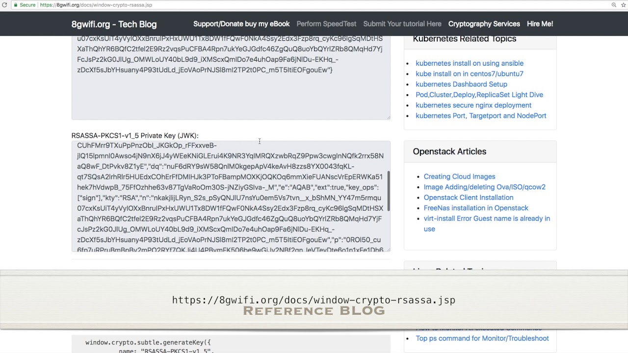 Web Crypto API: Sign & Verify with RSA PKCS#1 v1.5 🔑
