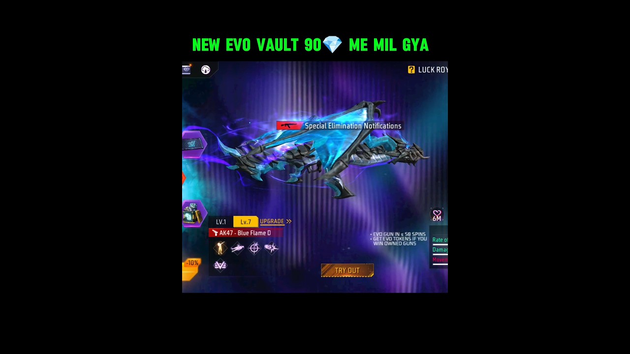 Free Fire Evo Vault Spin Event 🎮