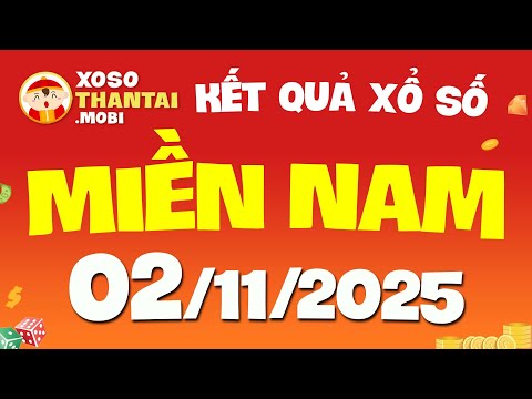 Xổ số Miền Nam hôm nay ngày 2 tháng 11 - XSMN - SXMN - KQXSMN 2/11/2025 - XSMN chủ nhật