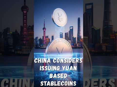China considers issuing yuan-based stablecoins 🚀 #cryptonews #btc #crypto #bitcoin  #money #china