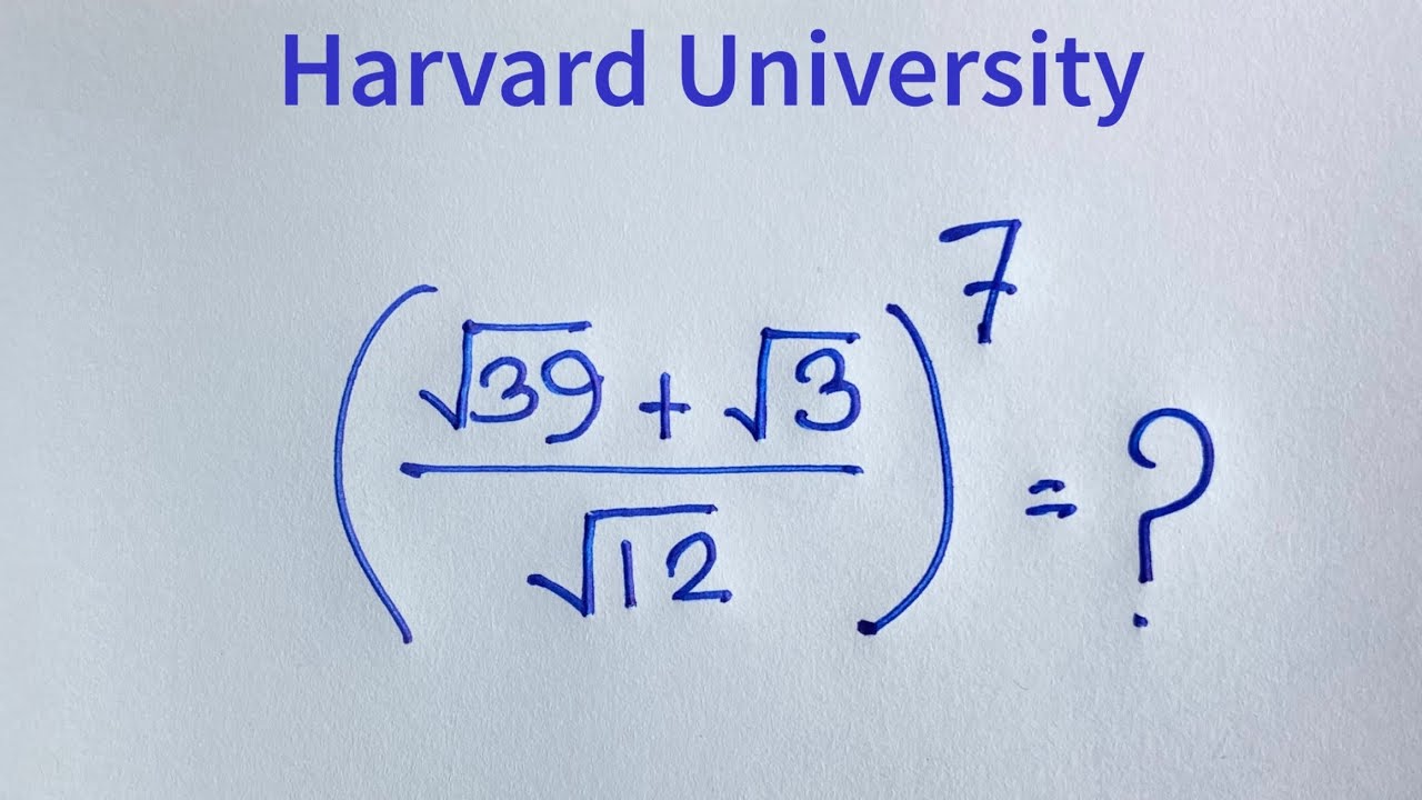 Harvard University Admission Interview Tips and Algebra Problem Solving