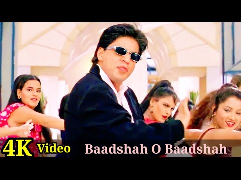 Baadshah O Baadshah 4K Video Song | Shahrukh Khan, Twinkle Khanna, Abhijeet HD