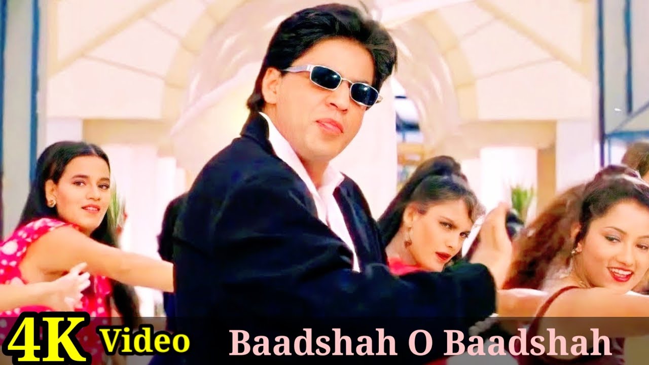 Baadshah O Baadshah 4K Video Song | Shahrukh Khan, Twinkle Khanna, Abhijeet HD