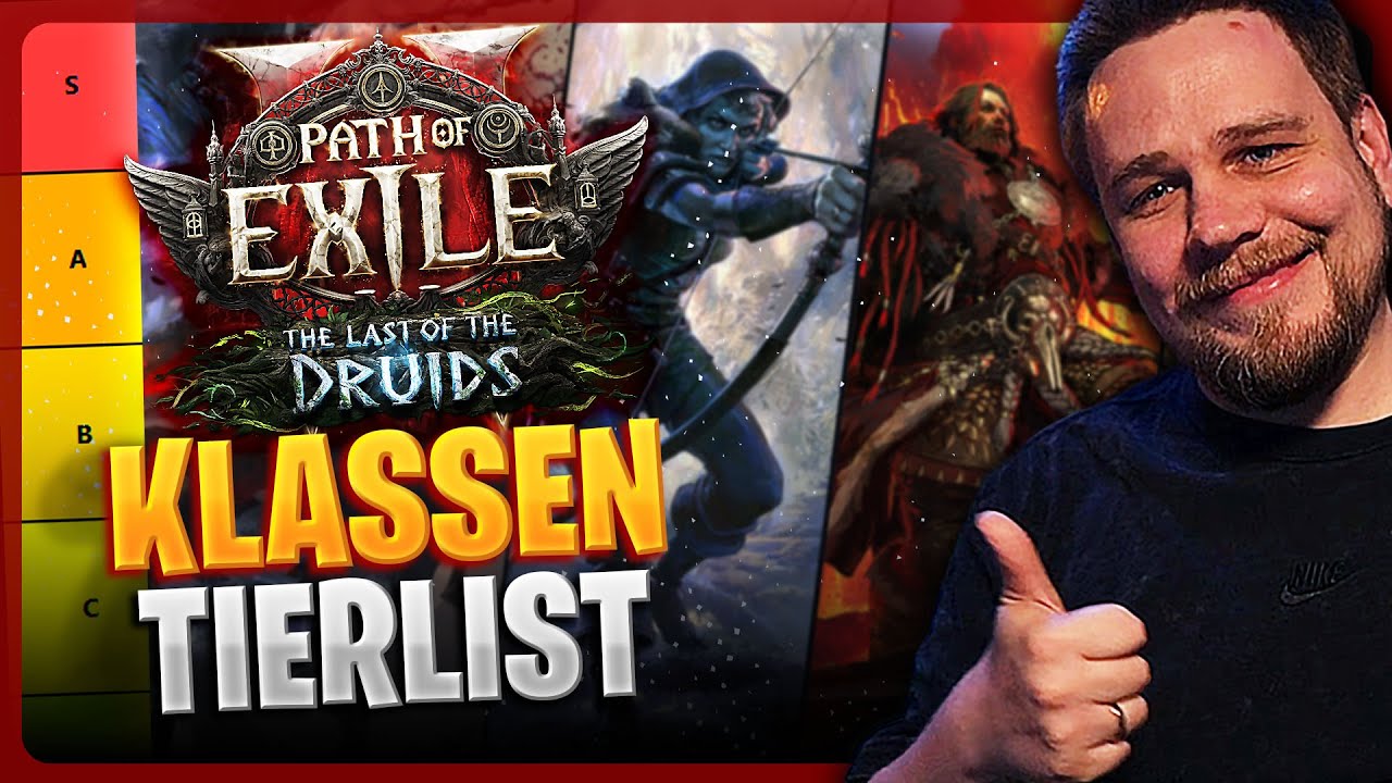 POE2 0.4 Tierlist: Top Klassen für Anfänger & Endgame🔥