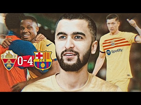 Голи зебоӣ ФАТИ ва дубли деринтизори ЛЕВАНДОВСКИ | ЭЛЬЧЕ 0-4 БАРСЕЛОНА