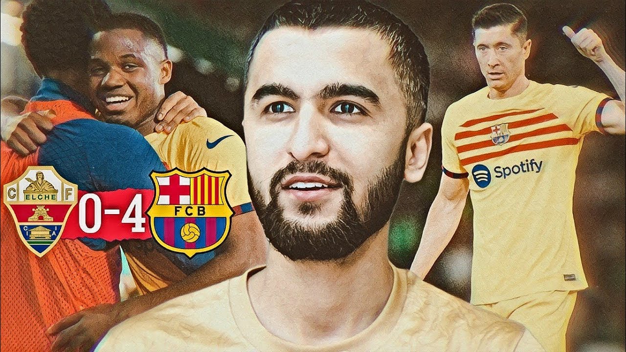 Голи Зебоӣ Фати ва Дубли Левандовски: Барселона Бозӣ 4-0 Эльче ⚽