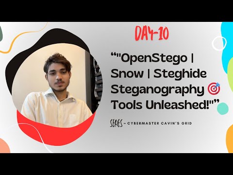 "Master Steganography Tools: OpenStego, Snow, and Steghide Explained!"