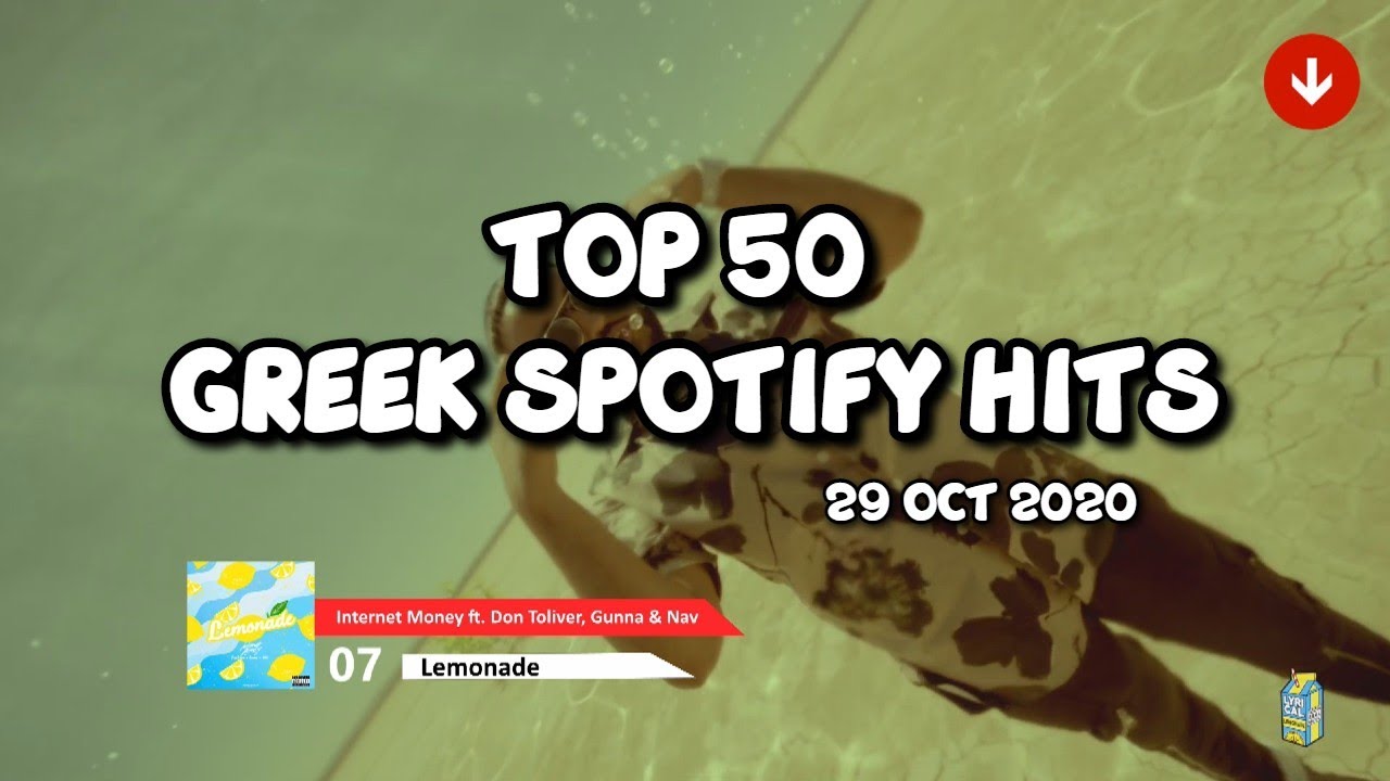 TOP 50 Top 50 Greek Spotify Charts - Oct 29, 2020 🎶