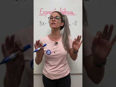 EXPRESSÃO ALGÉBRICA - VALOR NUMÉRICO #shorts