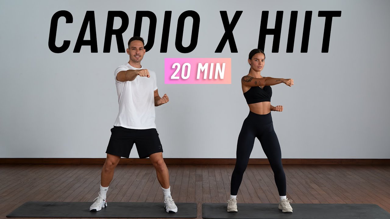 20-Minute All-Standing Cardio HIIT Workout for Full Body Fat Burn🔥