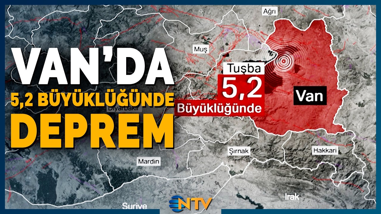Van Güne Sarsıntıyla Uyandı! 5,2'lik Deprem Çevre İlleri de Salladı | NTV