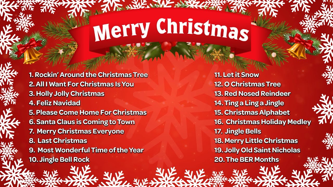 Top 50 Christmas Songs of All Time 🎶