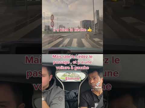 Il est éliminé au permis en 3 secondes