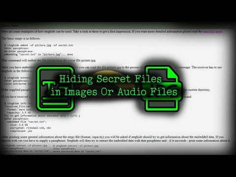 Steghide - Cover Sensitive Files inside Images and audios|Kali Linux| Installation |