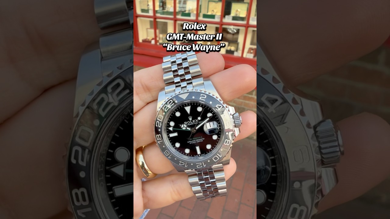 Rolex GMT Master II “Bruce Wayne” Jubilee 126710GRNR