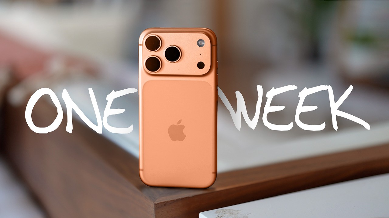 My 1-Week Review of the iPhone 17 Pro Max 📱