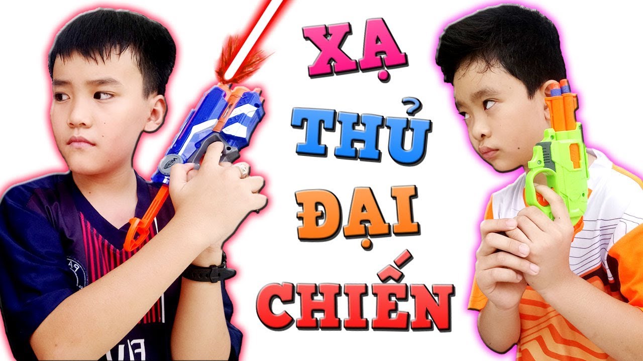 Tony | Bắn Súng Giành Siêu Xe Lego - NERF WAR FUNNY