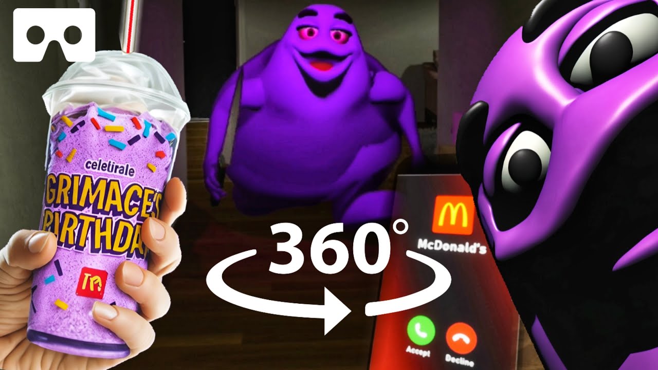 360° Grimace Shake Horror VR Experience
