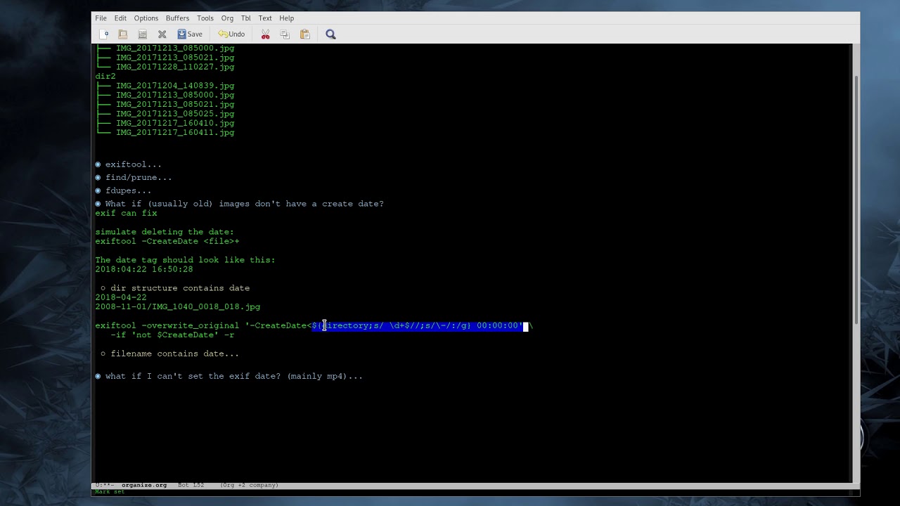 Organize Photos & Videos with ExifTool & Linux π