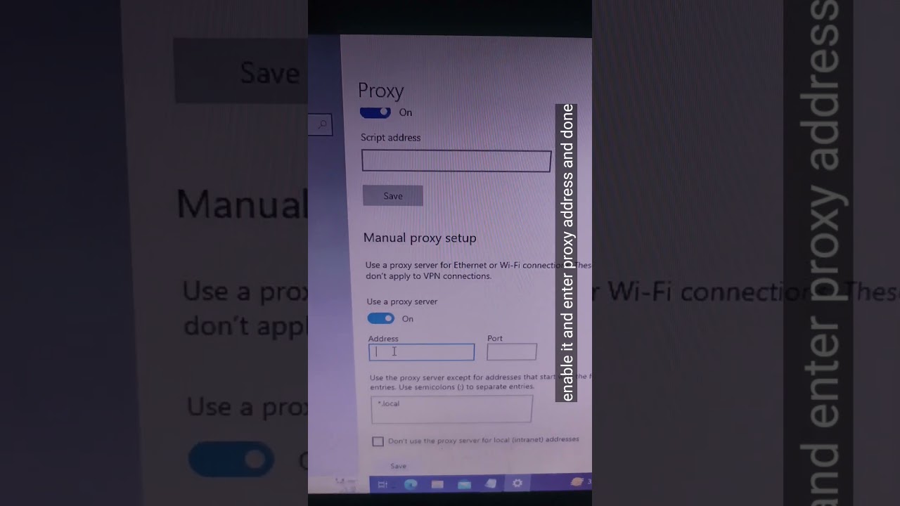 How to Configure a Custom Proxy in Windows 10