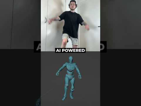 FREE AI Motion Capture?! #ai #blendertutorial