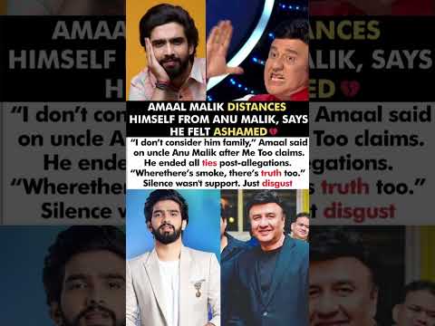 Amaal Malik Distances Himself From Anu Malik - I Don't Consider Him Family#amaalmallik#anumalik#news