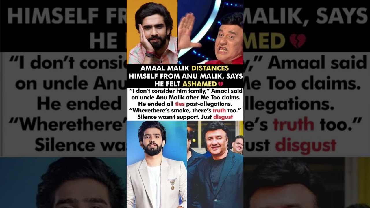 Amaal Malik Clarifies Relationship with Anu Malik