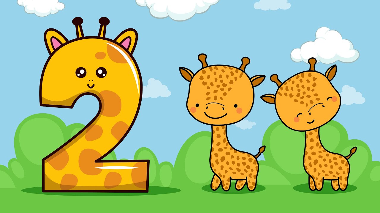 Aprenda a Contar de 1 a 10 com Giras 🦒 - Vídeo Educativo para Crianças