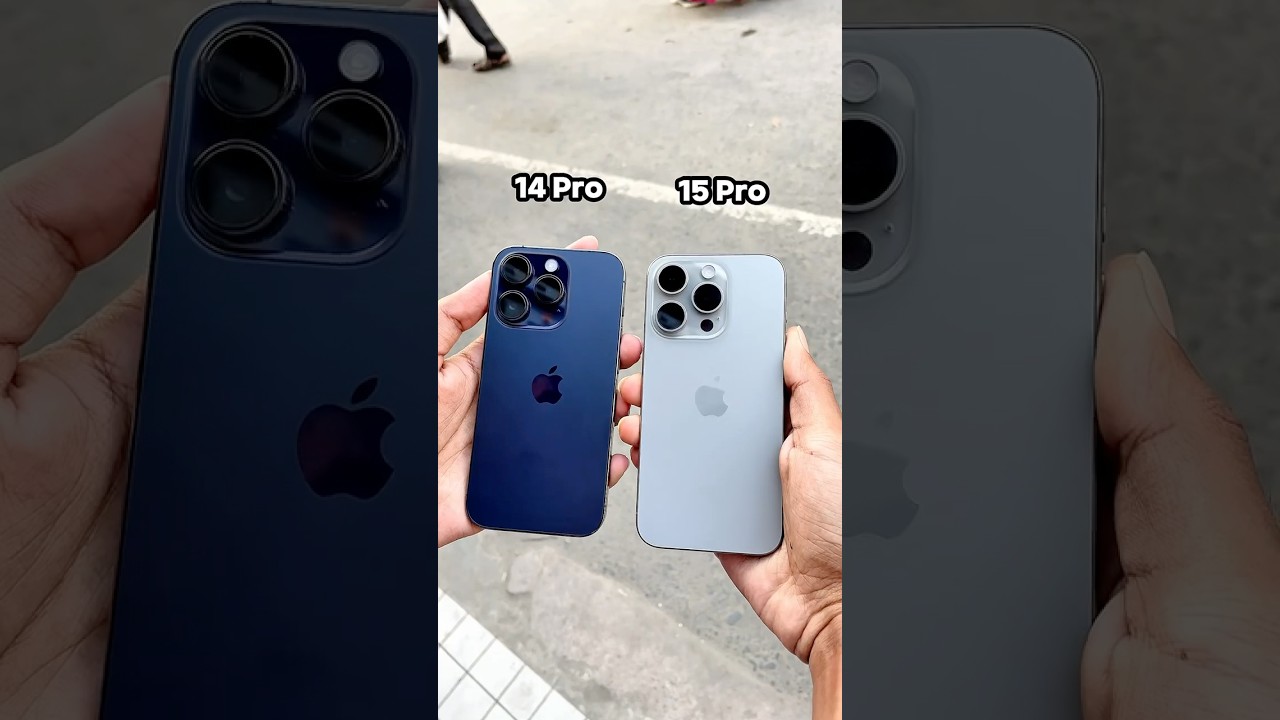 iPhone 14 Pro vs 15 Pro Camera Zoom Test 📱