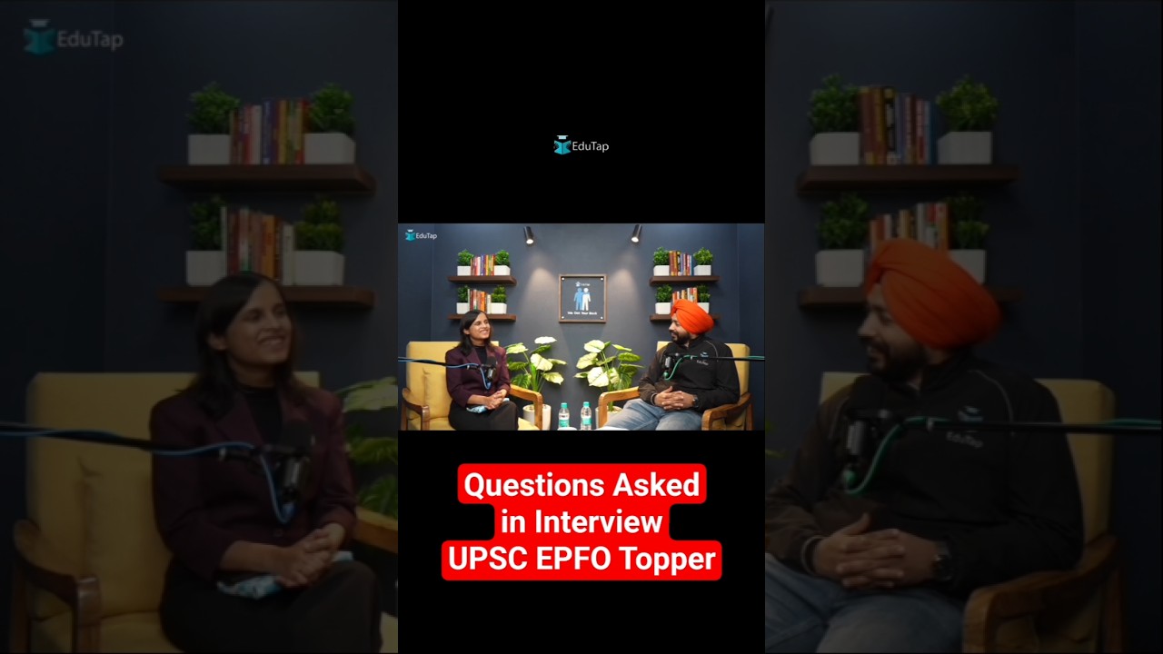 UPSC EPFO Interview Tips & Topper Insights 🎯