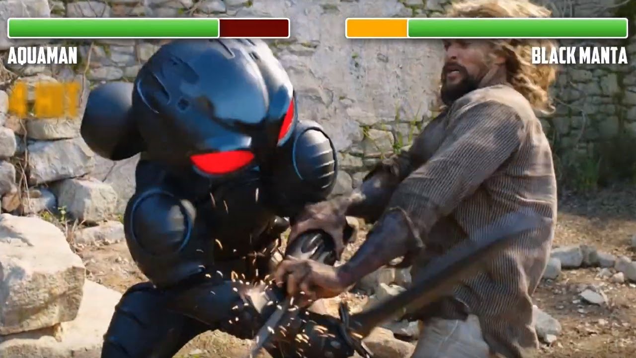 Aquaman vs. Black Manta Fight in Italy 🦸‍♂️