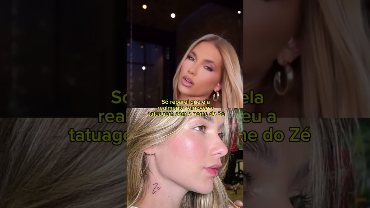 Virginia Apaga Tatuagem com Nome de Zé