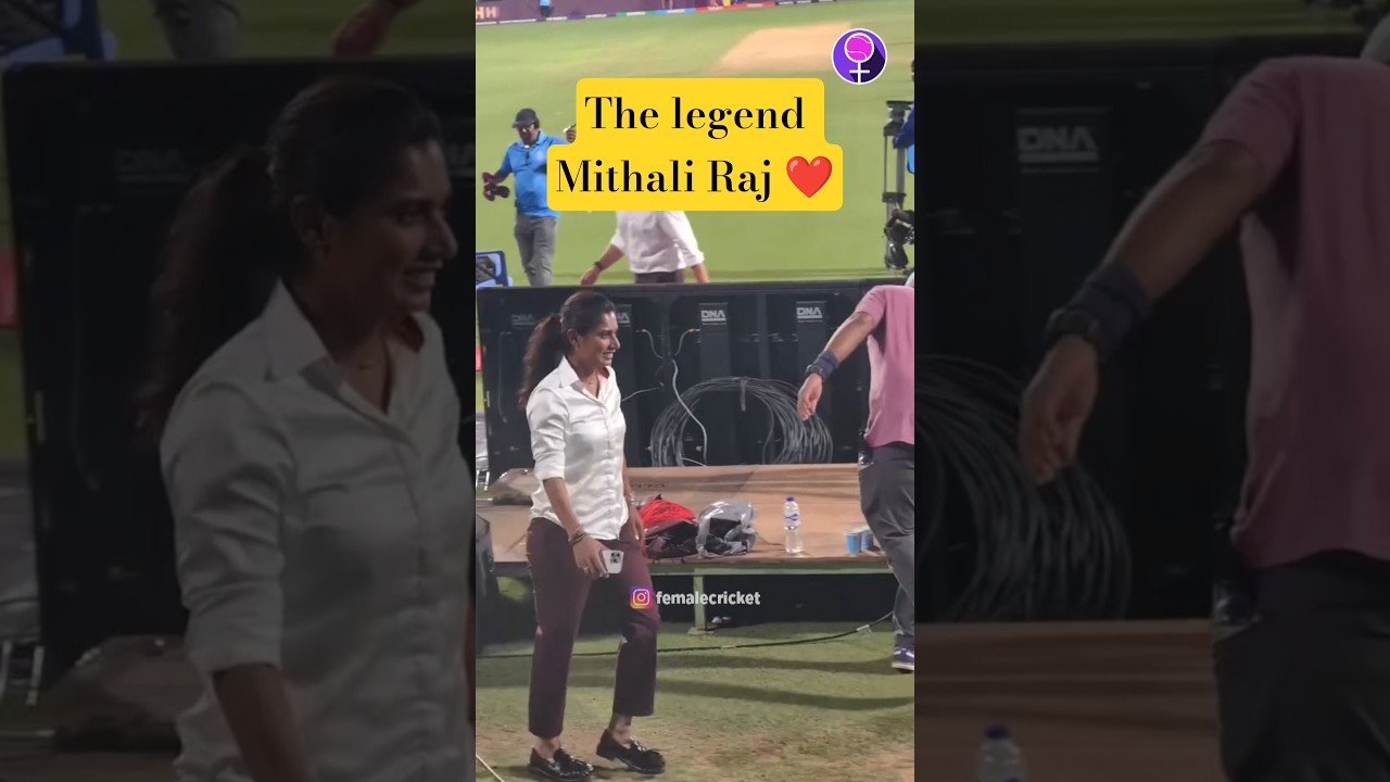 Mithali Raj at Women's ODI World Cup 2025 ❤️