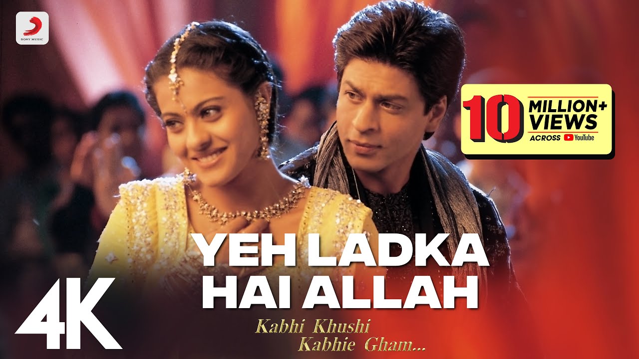 Yeh Ladka Hai Allah 🎶 | K3G Wedding Song in Stunning 4K | Shah Rukh Khan & Kajol