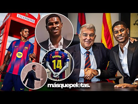 🚨 ¡OFICIAL! Rashford ya luce los colores del Barça y así ha sido su presentación