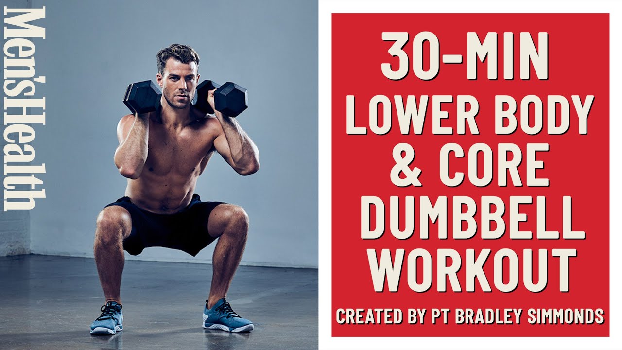 30-Min Lower Body & Core Dumbbell Workout 💪
