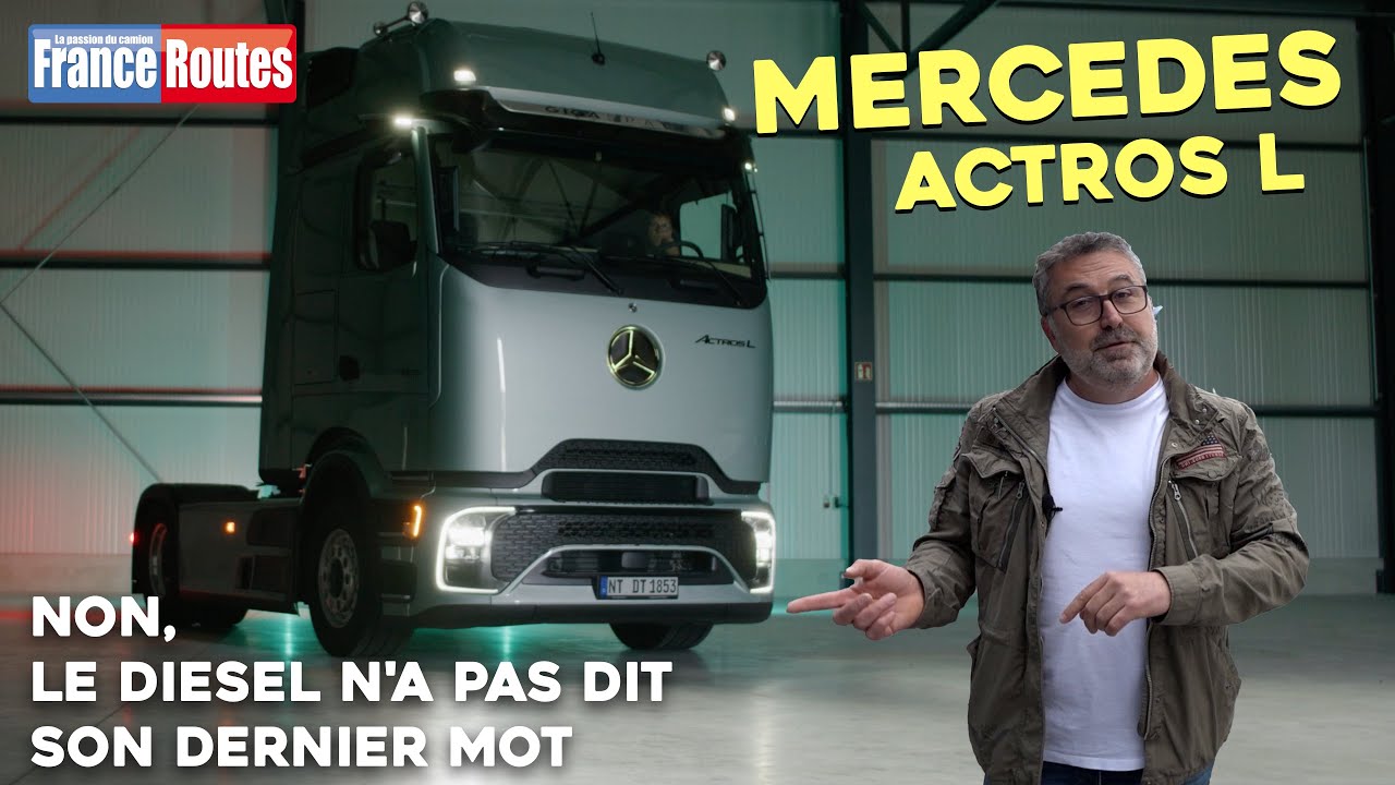 Test du Mercedes Actros L par Fabien Calvet 🇩🇪