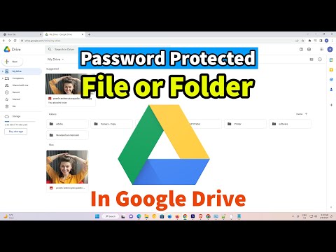 How to Create Password Protected File or Folder in Google Drive - 2025