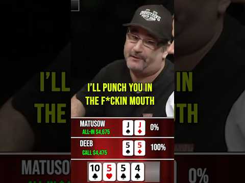 Matusow FREAKS OUT on Shaun Deeb #shorts #pokernight