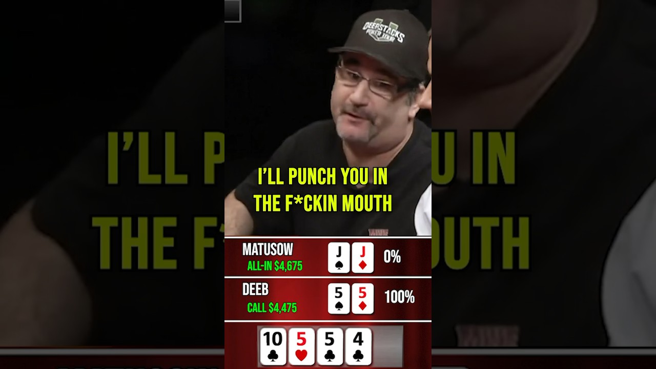 Matusow's Explosive Reaction to Shaun Deeb's Poker Play 🎲