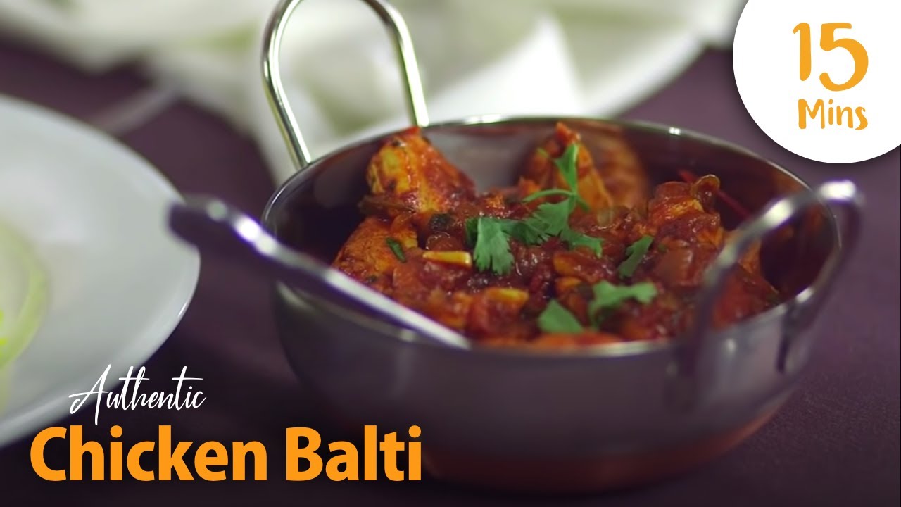 Quick & Healthy Chicken Balti by Chef Hussain 🍛