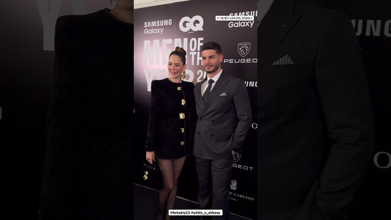 Berk Oktay & Yıldız Çağrı Atiksoy Shine at GQ Men of the Year 2023 ✨